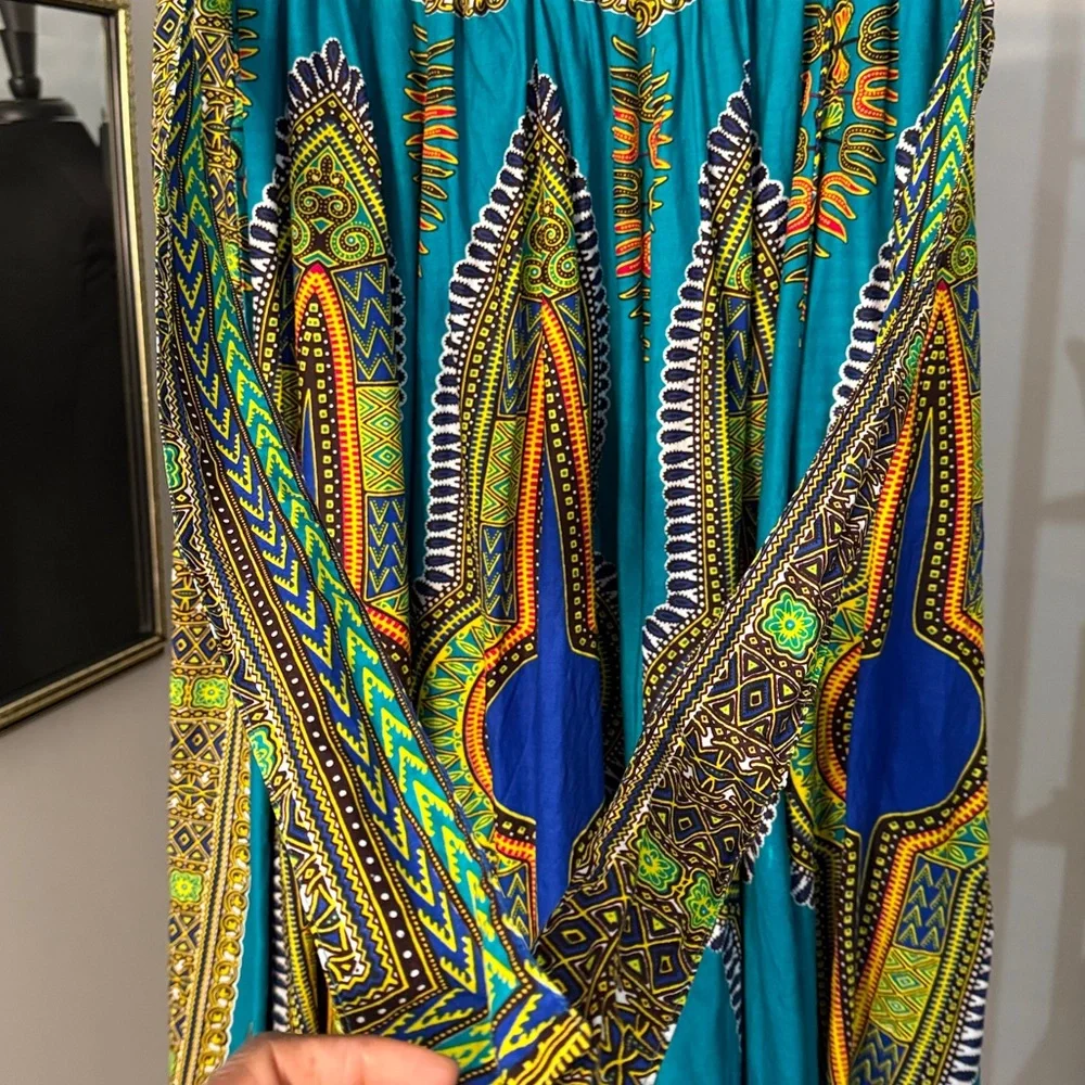 Colorful Patterned Women's Skirt - Picture 3 of 4